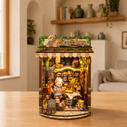 Bear Bakery - Book Nook en miniatura