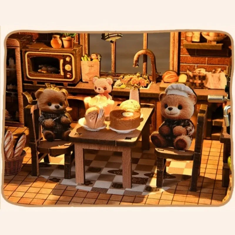 Bear Restaurant - Book Nook en miniatura