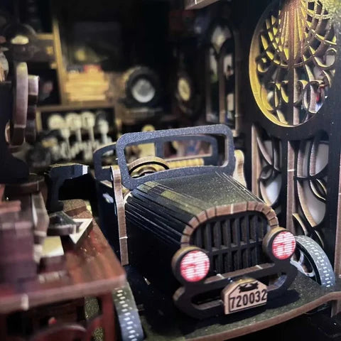 Automóvil clásico negro