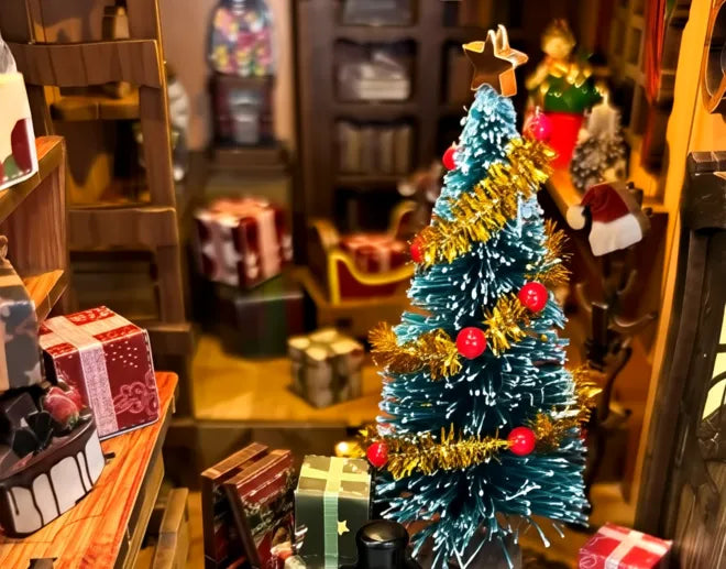 Árbol de Navidad con regalos
