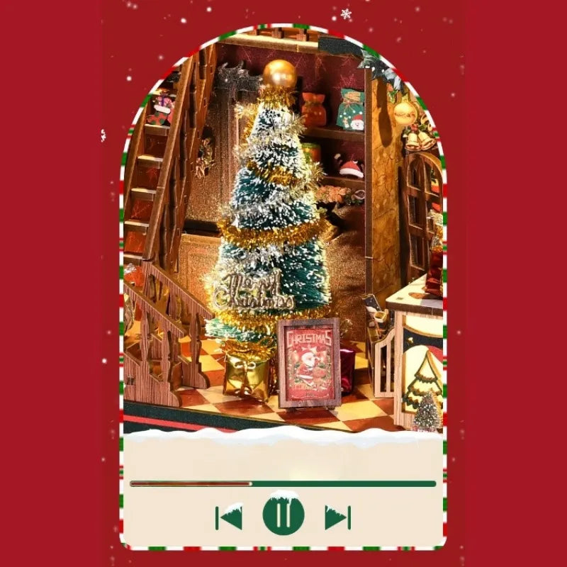 Christmas Shop - DIY Book Nook