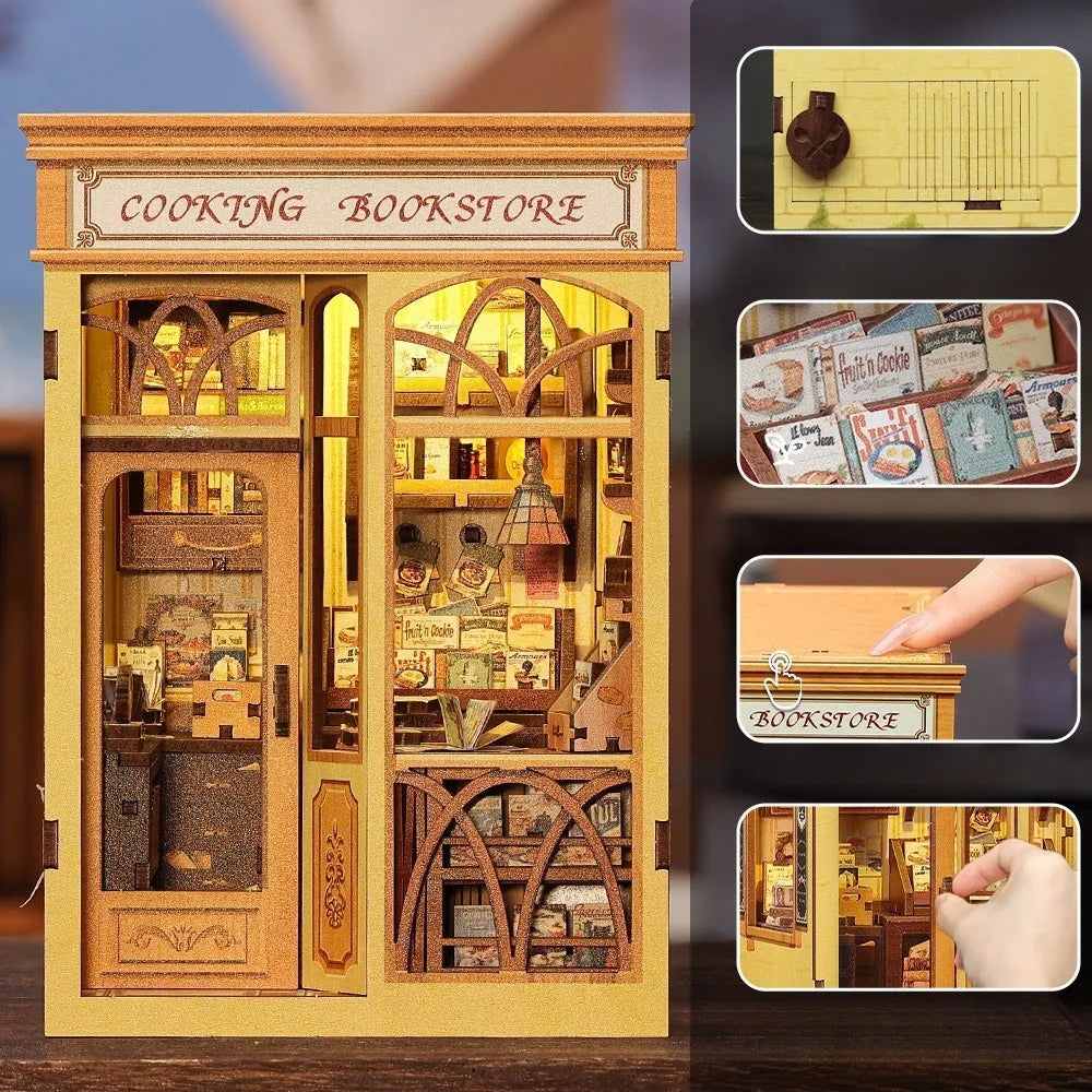 Cooking Bookstore - Maquetas Book Nook