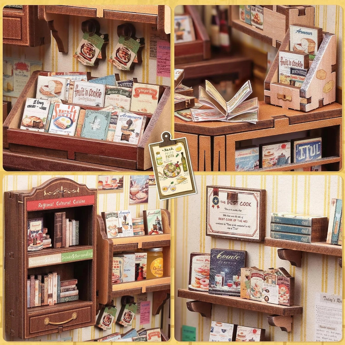 Cooking Bookstore - Maquetas Book Nook