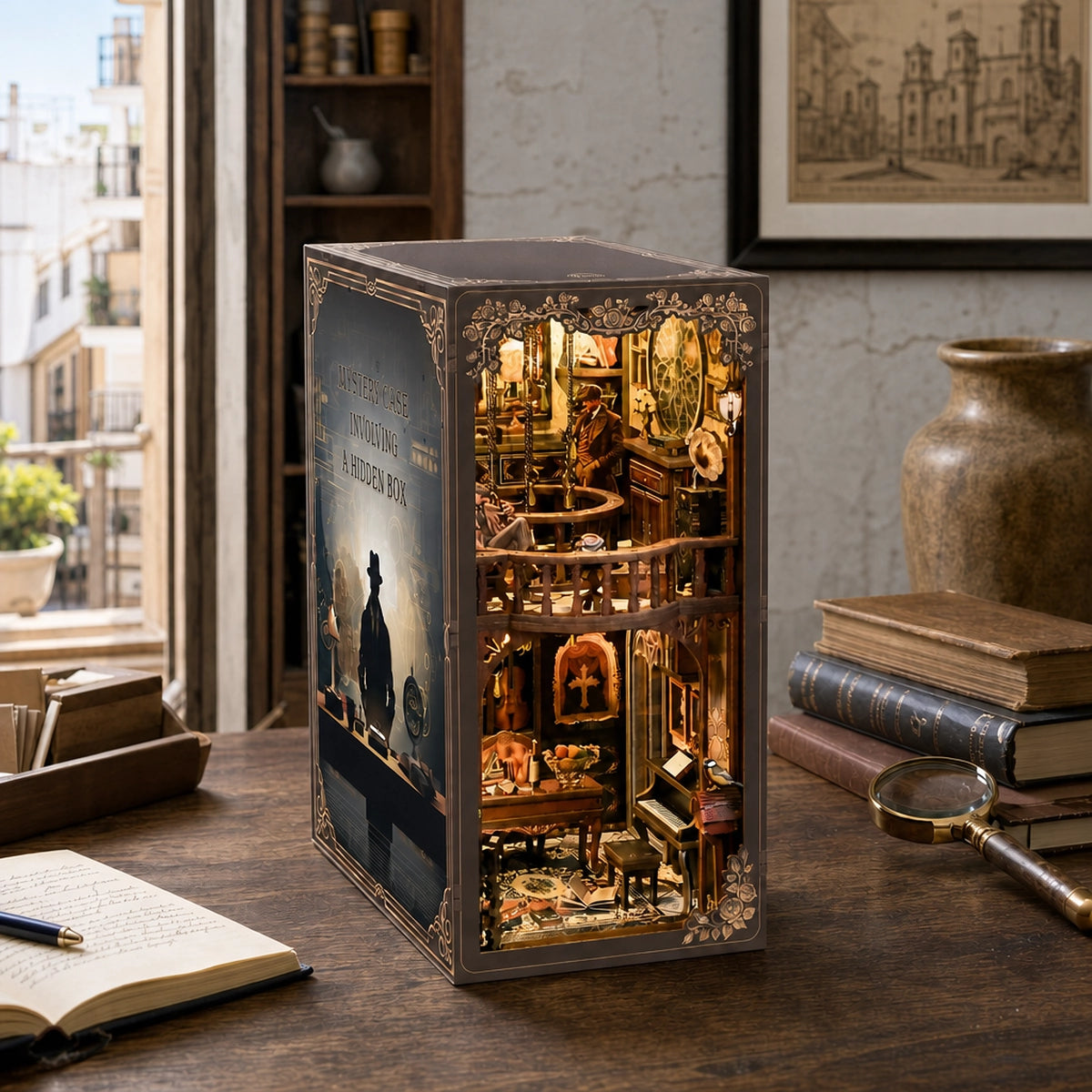 Dark Box Mystery Case - Book Nook