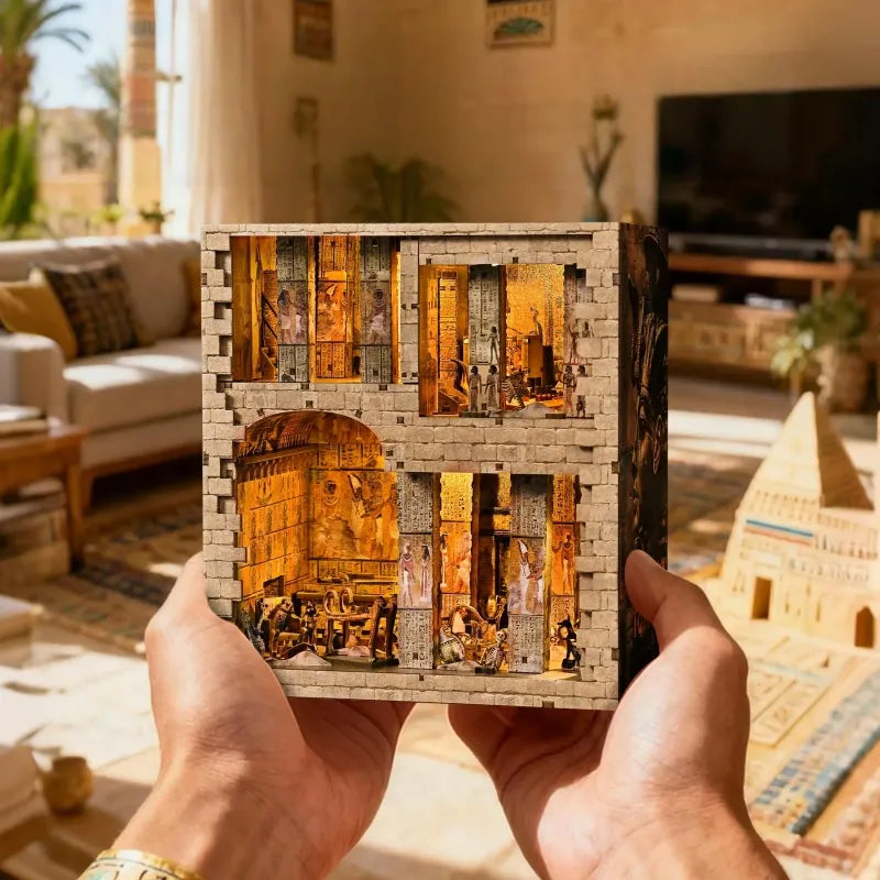 Egyptian Pharaoh's Tomb - Maquetas Book Nook