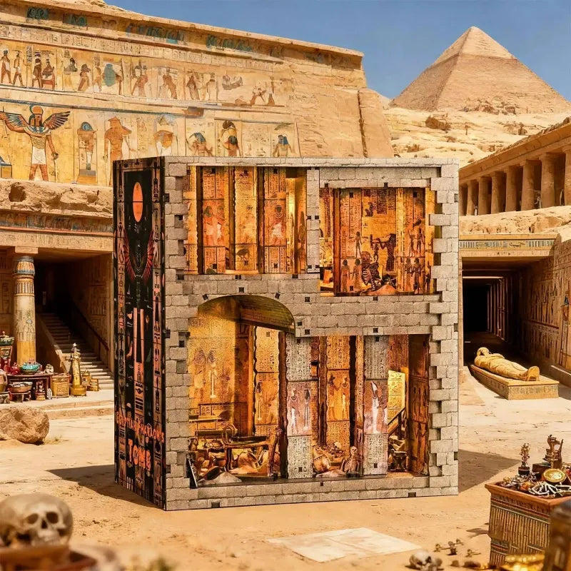 Egyptian Pharaoh's Tomb - Maquetas Book Nook