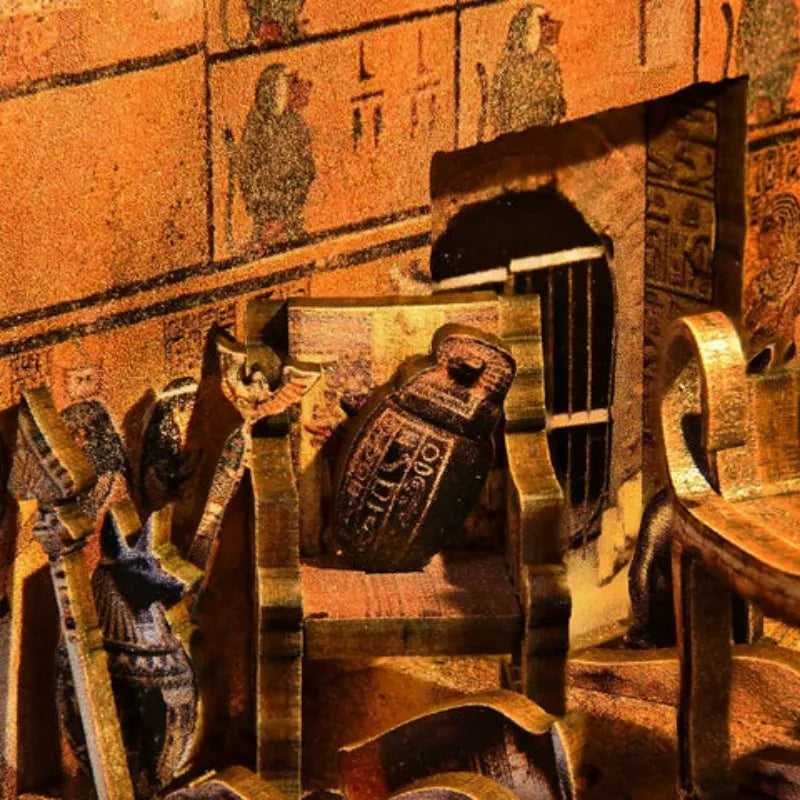 Egyptian Pharaoh's Tomb - Maquetas Book Nook