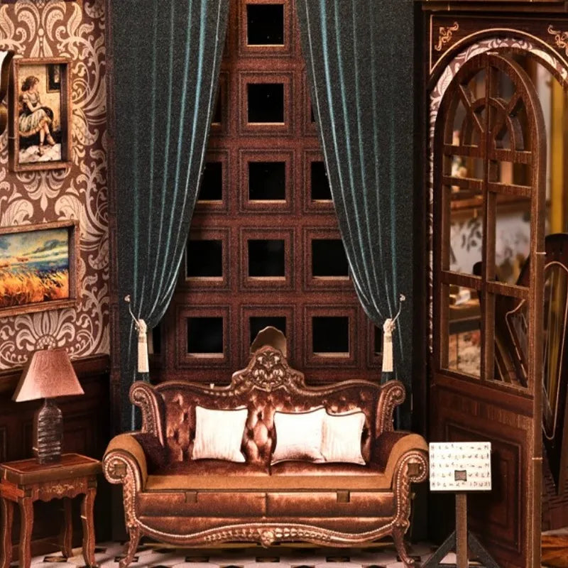 European Melody Box - Book Nook en miniatura