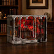 Ember Castle - Book Nook en miniatura