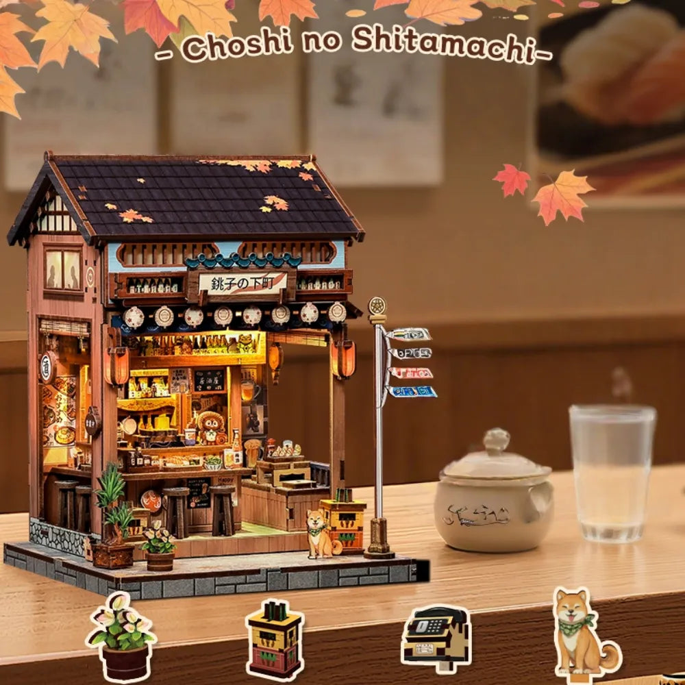 Choshi no Shitamachi - Book Nook en miniatura