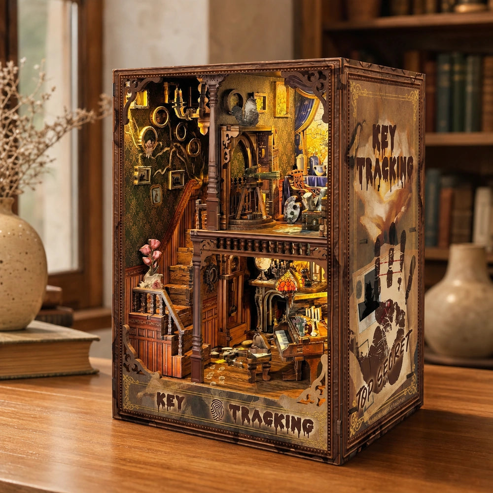 Key Tracking - DIY Book Nook