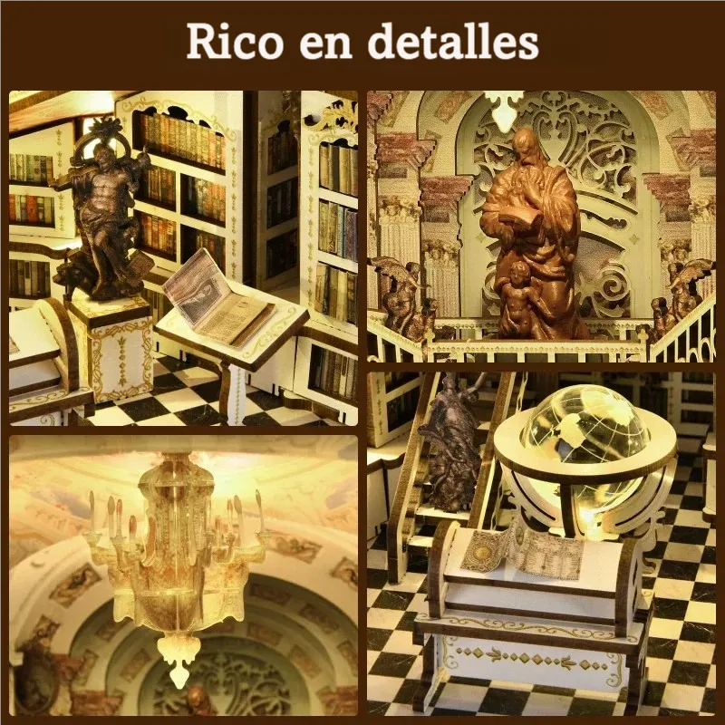Library of Gods Max - Book Nook en miniatura