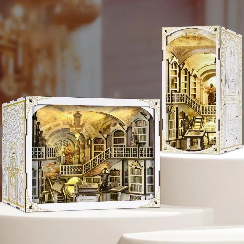 Library of Gods Max - Book Nook en miniatura