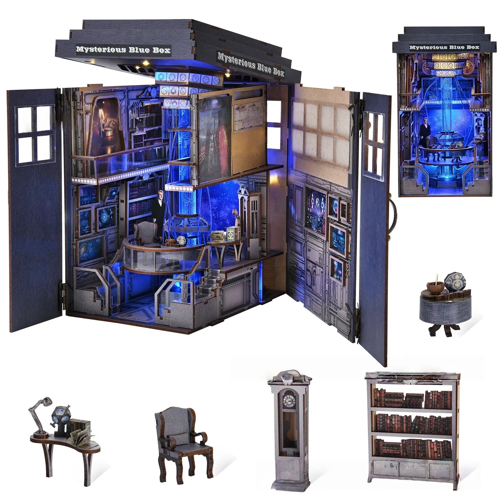 Mysterious Blue Box - Book Nook
