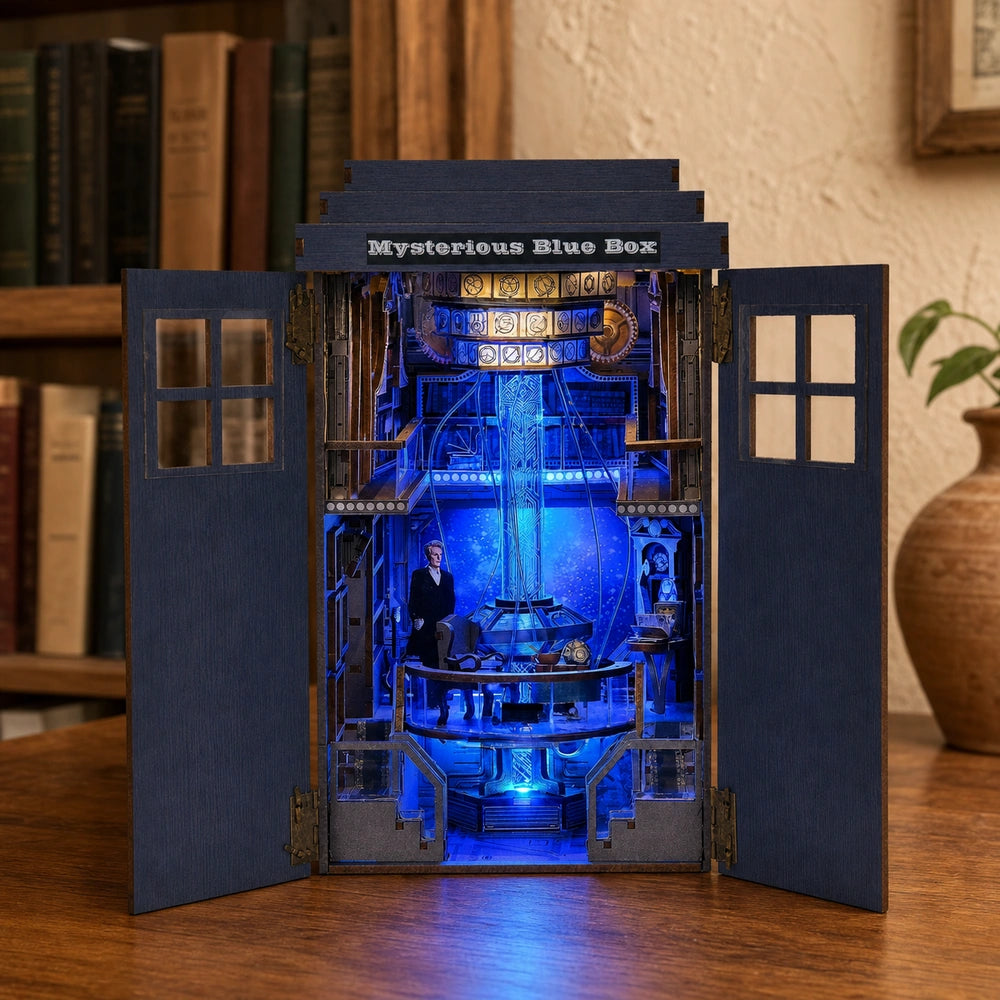 Mysterious Blue Box - Book Nook