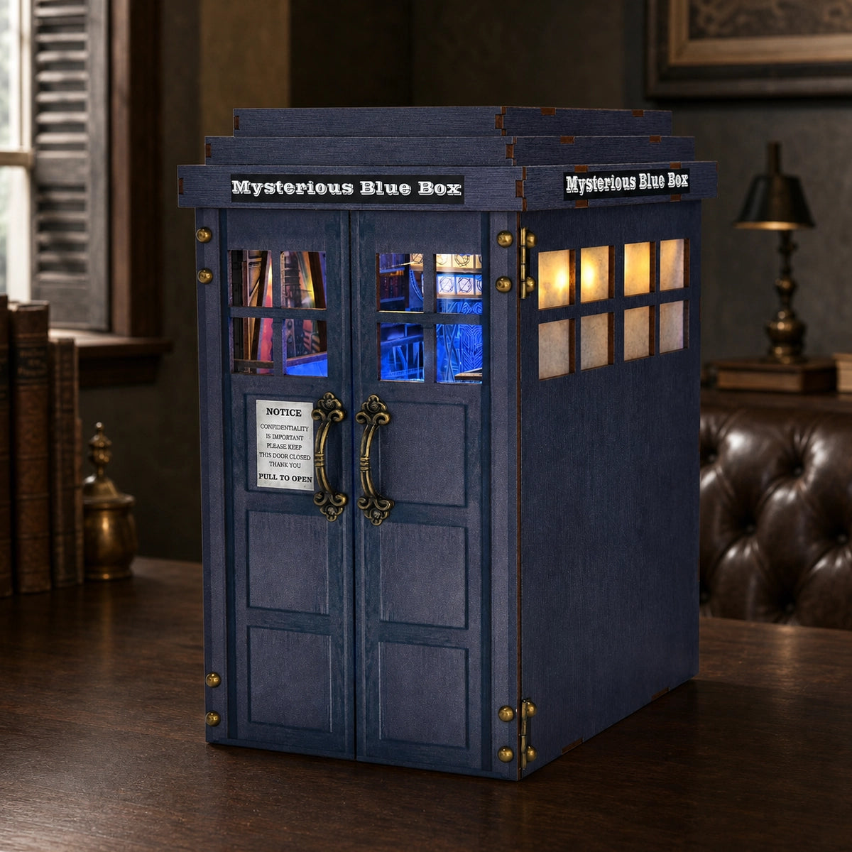 Mysterious Blue Box - Book Nook