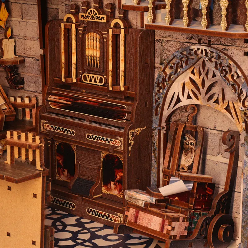 Nebula Common Room - Book Nook en miniatura