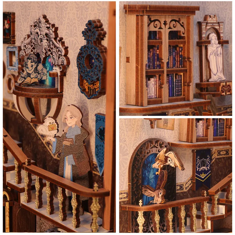 Nebula Common Room - Book Nook en miniatura
