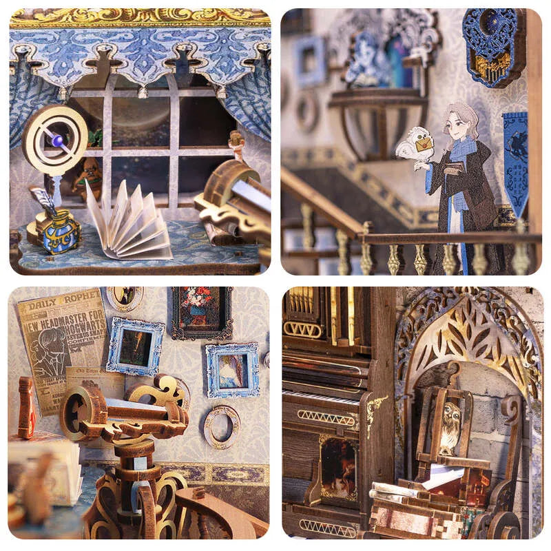 Nebula Common Room - Book Nook en miniatura