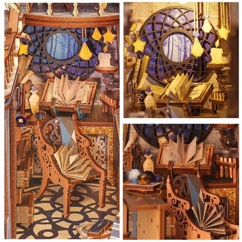Nebula Common Room - Book Nook en miniatura