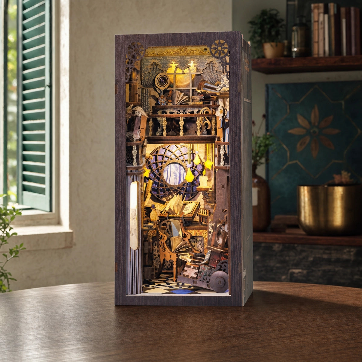 Nebula Common Room - Book Nook en miniatura