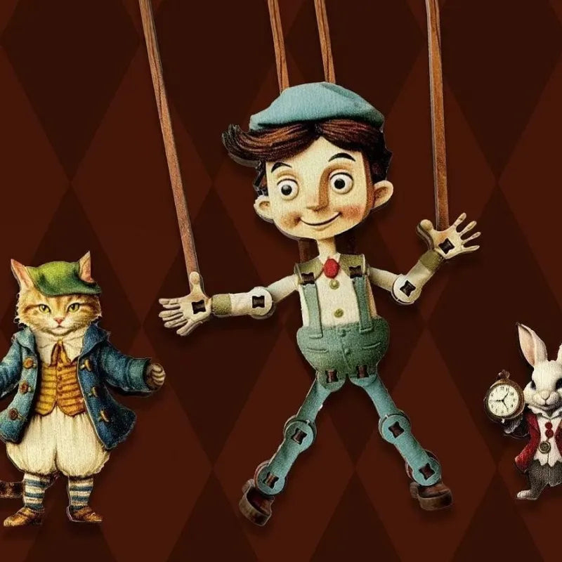 Puppet’s Adventure - Book Nook en miniatura