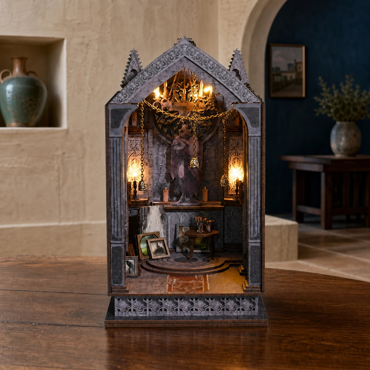 Quiet Night Prayer - Book Nook en miniatura