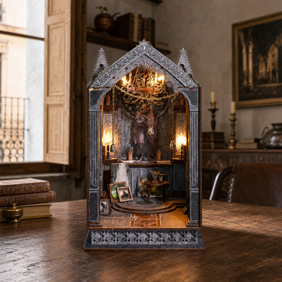 Quiet Night Prayer - Book Nook en miniatura