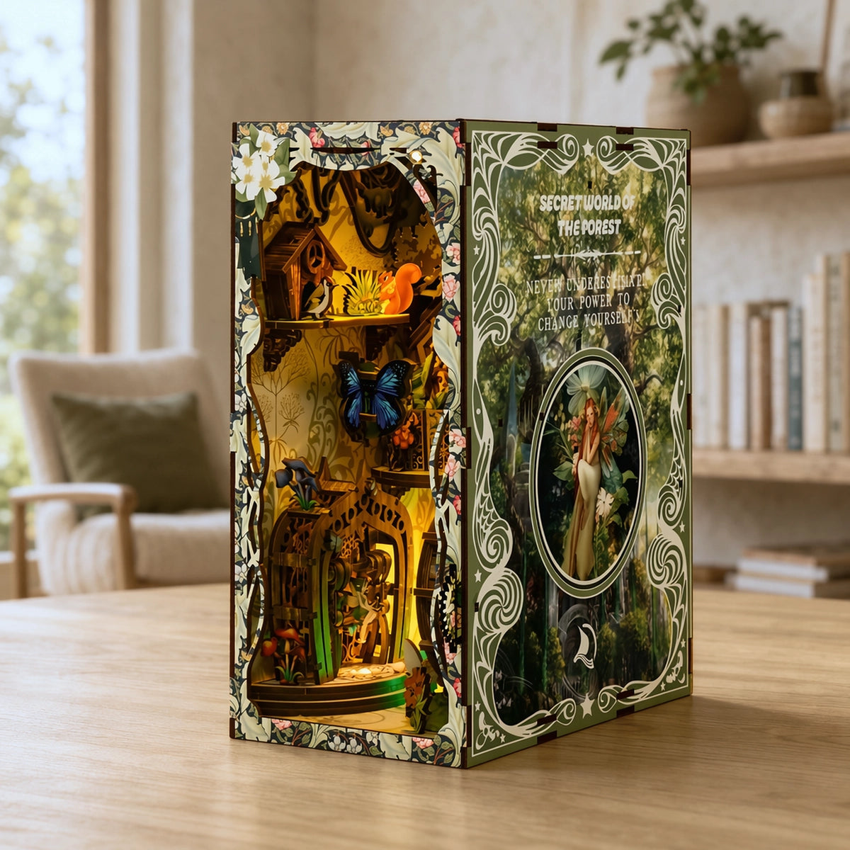 Secret World Of The Forest - Maquetas Book Nook