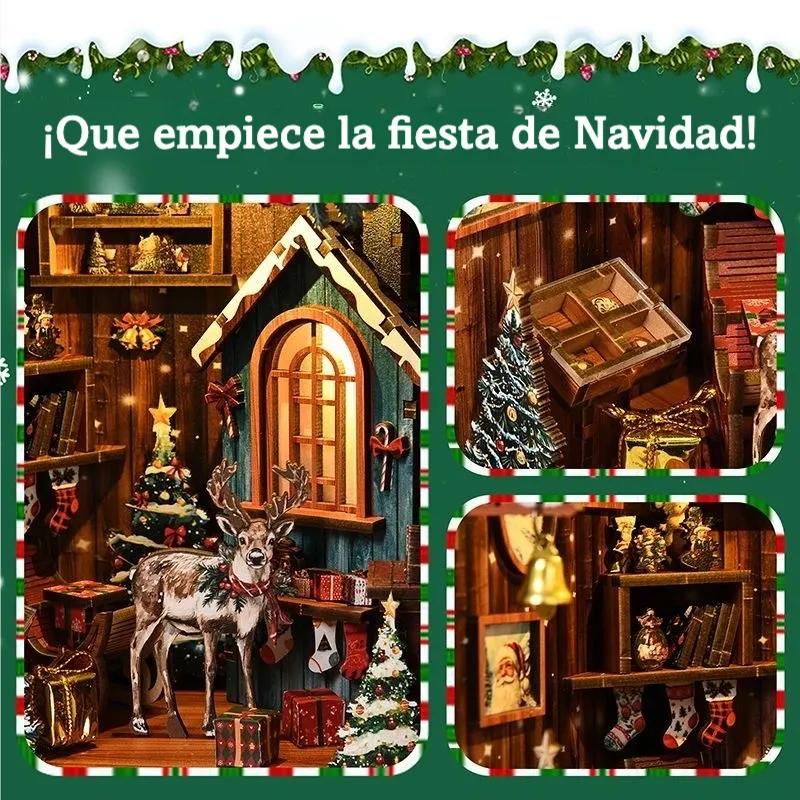 Snow Realm Pavilion - Sujetalibros Book Nook