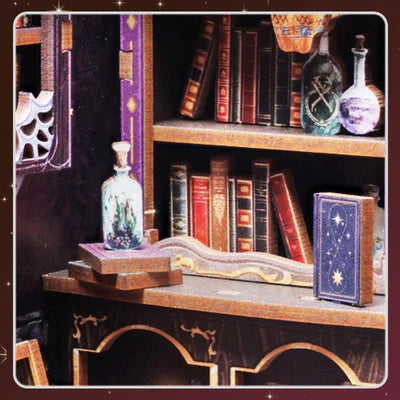 Libros y frascos mágicos