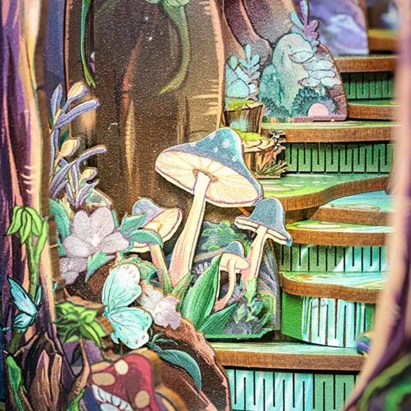 The Grace of The Forest - Book Nook en miniatura