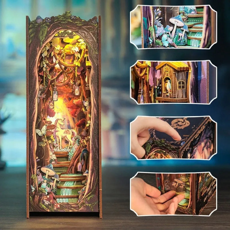 The Grace of The Forest - Book Nook en miniatura