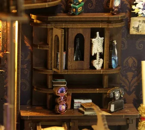 Estantería de objetos mágicos