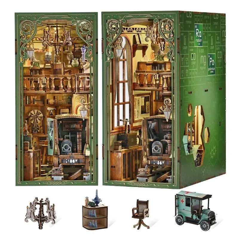 The Radium Lady - DIY Book Nook