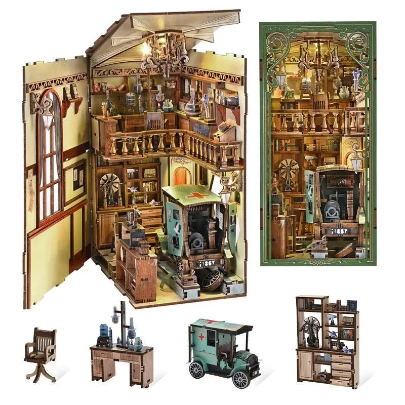 The Radium Lady - DIY Book Nook