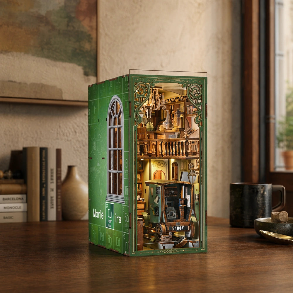 The Radium Lady - DIY Book Nook