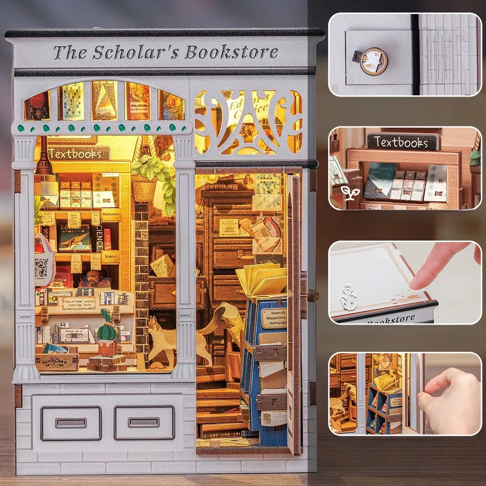 The Scholar's Bookstore - Book Nook Kit