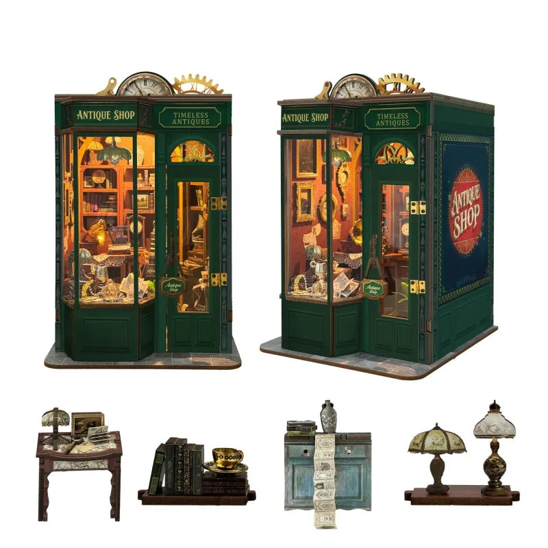 Timeless Antique Shop - DIY Book Nook