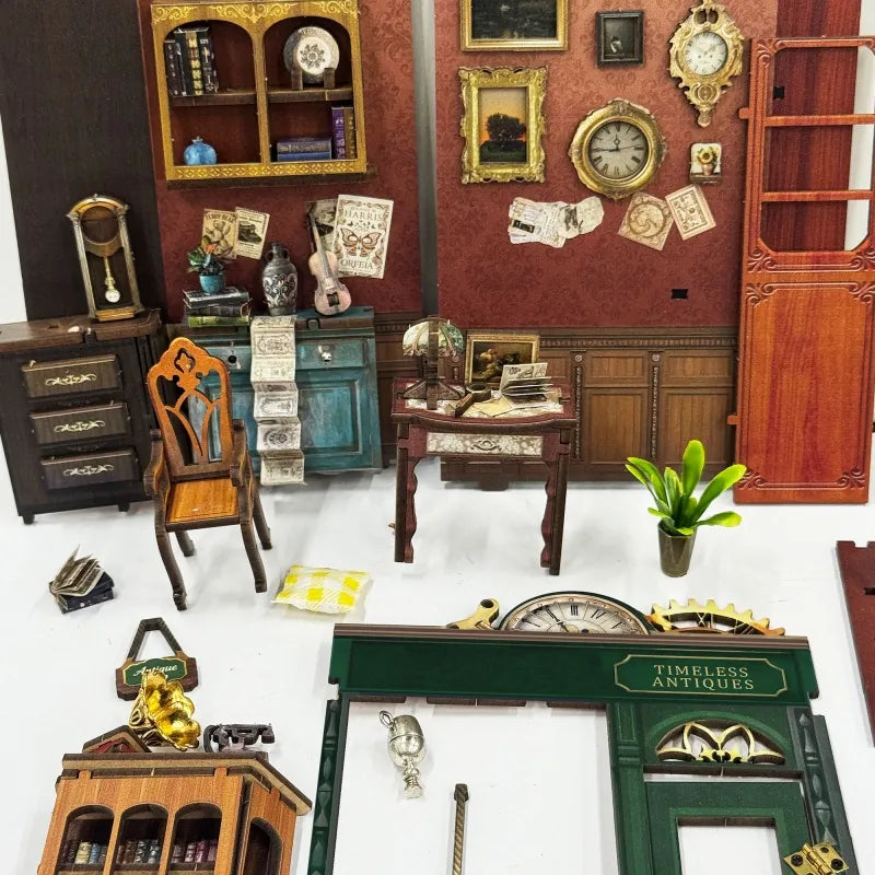 Timeless Antique Shop - DIY Book Nook