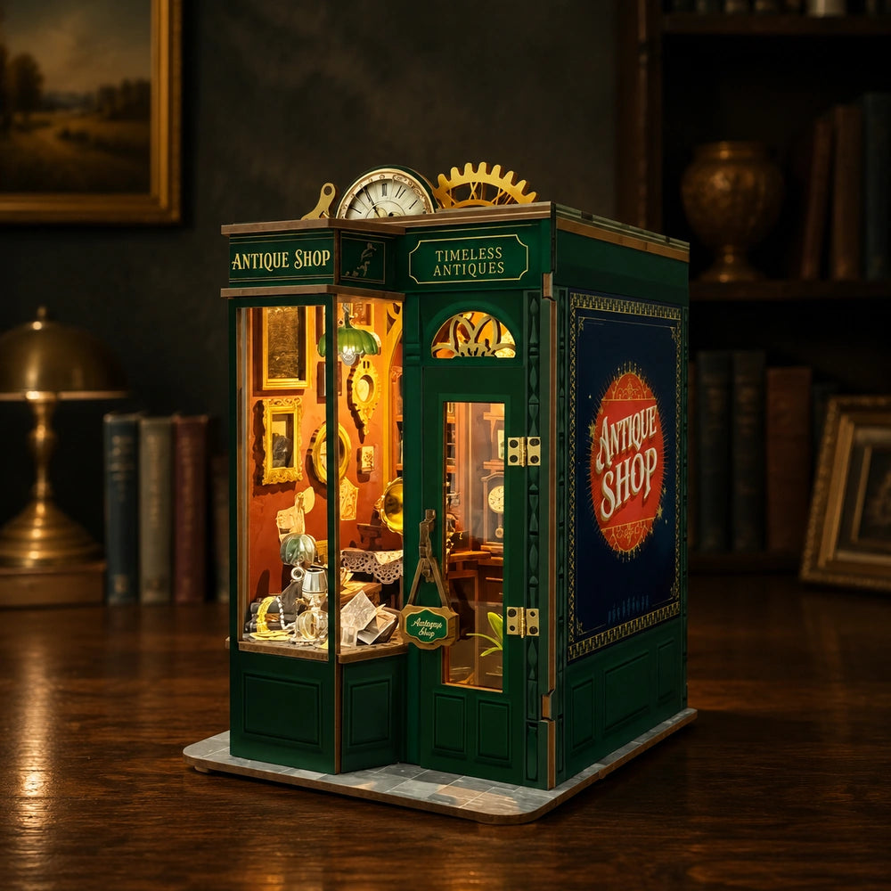Timeless Antique Shop - DIY Book Nook