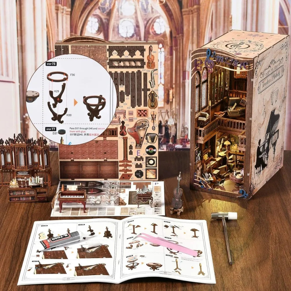 Timeless Melody - Maquetas Book Nook