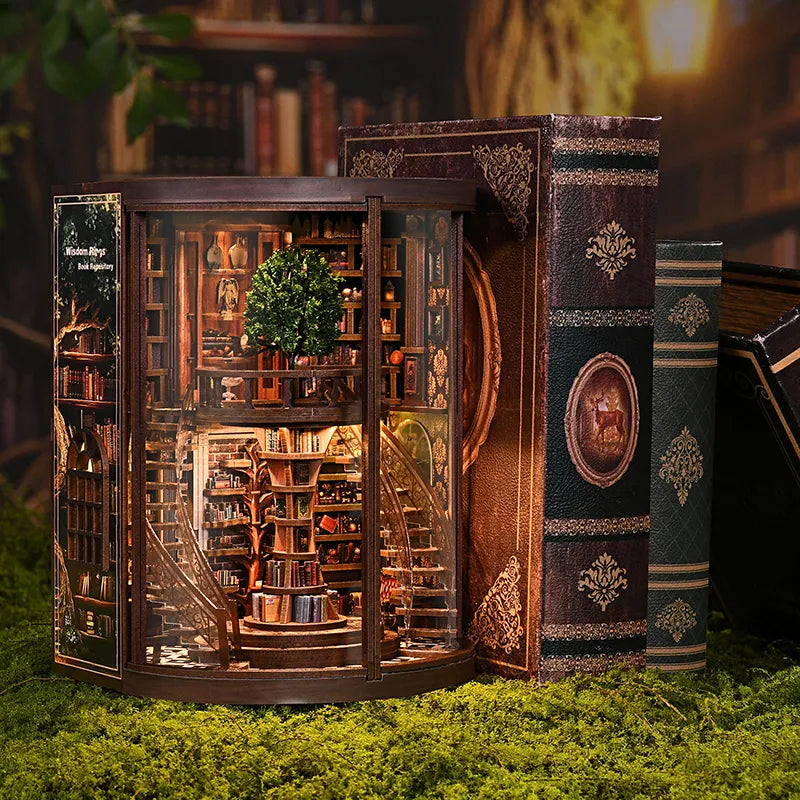 Wisdom Rings Book Repository - Book Nook en miniatura