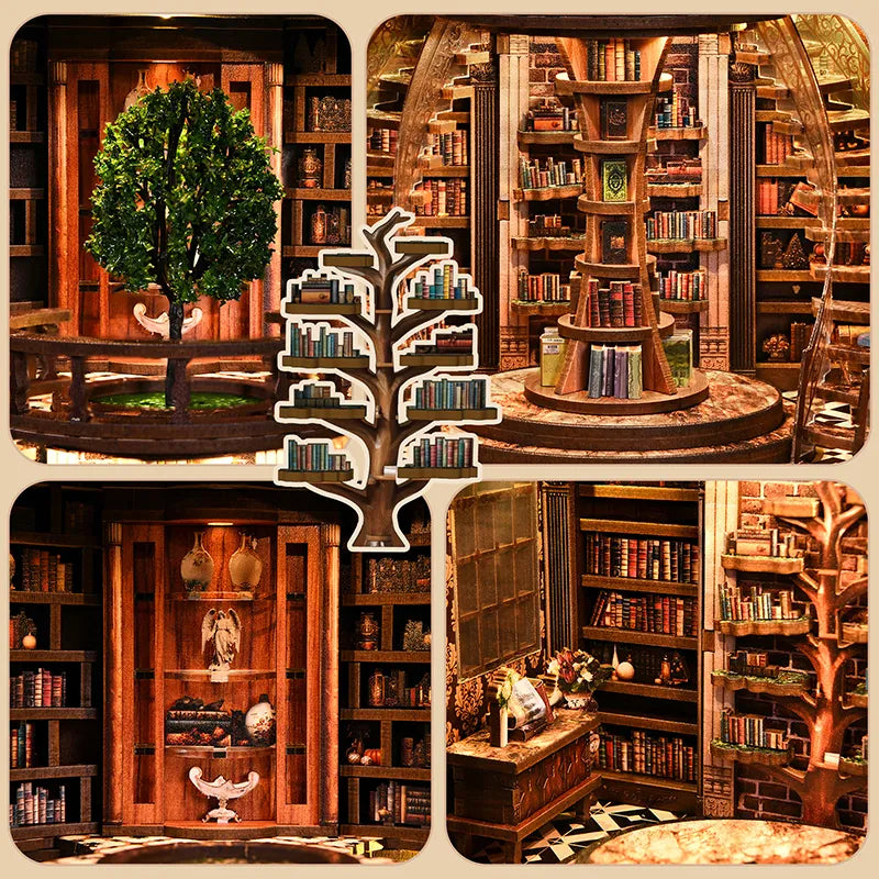 Wisdom Rings Book Repository - Book Nook en miniatura