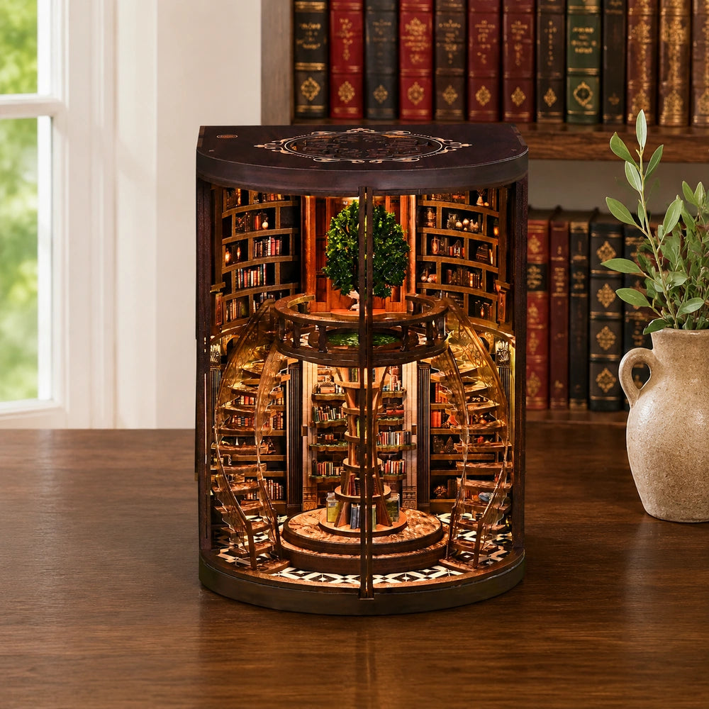 Wisdom Rings Book Repository - Book Nook en miniatura