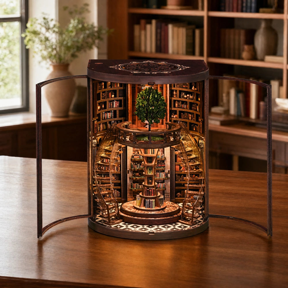 Wisdom Rings Book Repository - Book Nook en miniatura