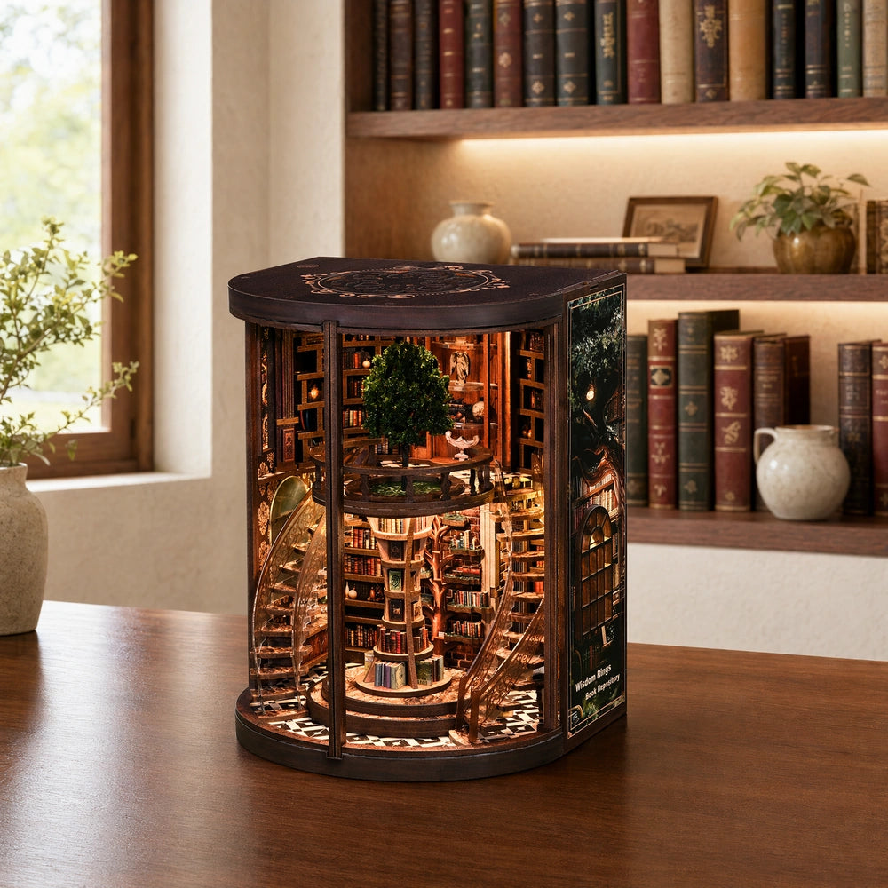 Wisdom Rings Book Repository - Book Nook en miniatura