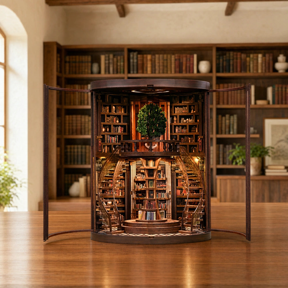 Wisdom Rings Book Repository - Book Nook en miniatura