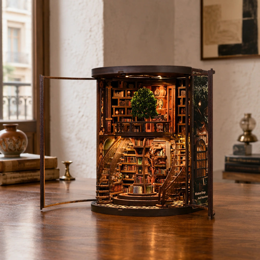 Wisdom Rings Book Repository - Book Nook en miniatura