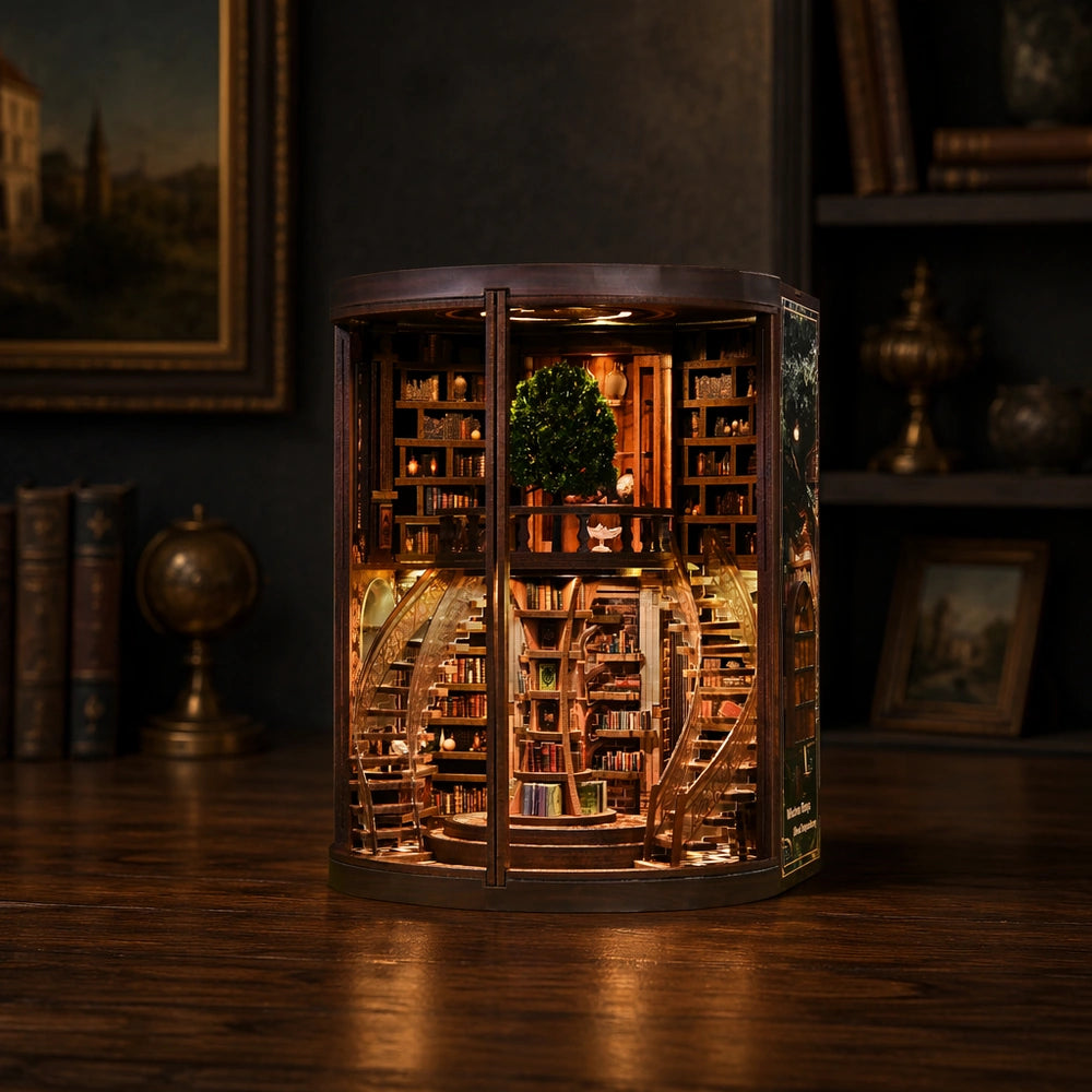 Wisdom Rings Book Repository - Book Nook en miniatura